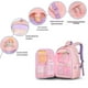 thumbnail image 4 of （rosa）Mochila para niñas Mochila Estuche Mochila para niños Mochilas escolares Mochilas de primaria Mochilas para niñas adolescentes, 4 of 5
