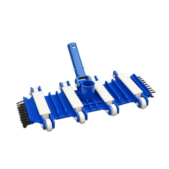 Cabezal de aspiración para piscinas elevadas, de repuesto, flexible y con peso. Azul 40x20cm