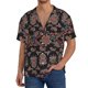 thumbnail image 1 of Fotbe Retro Floral Camisa Estampada de Manga Corta para Hombre, Casual de Verano, Estilo Playero, Sin Arrugas-X-Large, 1 of 5