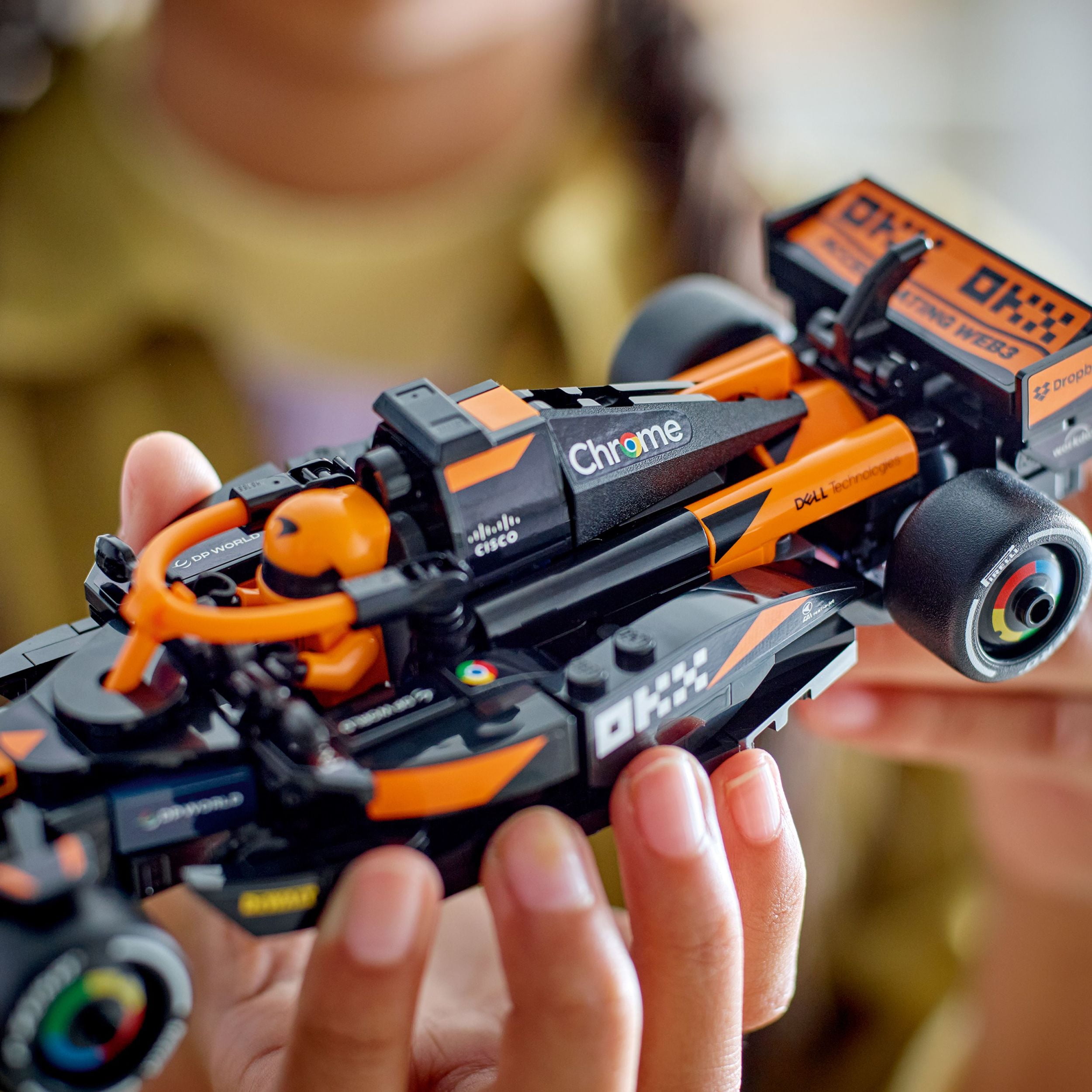 LEGO Speed Champions McLaren F1 Team MCL38 Race Car Toy - Building Set For Kids, Boys & Girls, Ages 10+ - Toy Car for F1 Fans - Gift Idea for Birthday - 77251