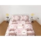 thumbnail image 2 of Colcha de cama de color rosa vaca, juego de cama completo para niños., 2 of 4