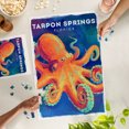 thumbnail image 4 of Lantern Press 1000 Piece Jigsaw Puzzle, Tarpon Springs, Florida, Octopus, Vivid, 4 of 5