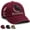 Burgundy, variant on Nevermore Raven Vintage Cap Gothic Bird Lover Hat, Gothic Raven Baseball Cap with Crescent Moon, Unisex Adjustable Hat