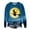 Dark Blue, variant on Towmus Ladies Winter Cute Blouse Graphic Halloween Teen Girls Shirts Novelty Pullover Roundneck Sweatshirt Plus Size Sweater
