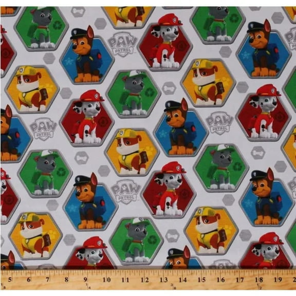 Paw Patrol Rescue Cotton - 1 Yard Precut