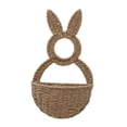 thumbnail image 3 of Cesta de Pascua con forma de conejo, bolsa ligera para dulces, flores, huevos, almacenamiento, decoración colgante para pared, para interiores y exter, 3 of 8
