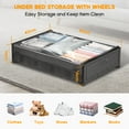 Under Bed Storage Containers, Under Bed Shoe Storage with Wheels
