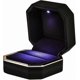 thumbnail image 1 of Luxury Ring Box, Square Velvet Wedding Ring Case Jewelry Gift Box With Led Light For Proposal Engagement Wedding, 1 of 3