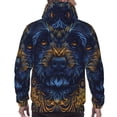 thumbnail image 3 of Bingfone Elegant Dog Mandala Art Men's Drawstring Hoodie Long Sleeve Pocket Sweatshirts-3X-Large, 3 of 6