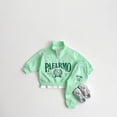 thumbnail image 4 of Futezty Toddler Boys Girls Clothes Fall Winter Outfit Sets, Kids Outfits Sets Long Sleeve Crew Neck Letter Embroidery Elastic Waist 1T 2T 3T 4T 5T 6T 2Pcs Set Everyday, 4 of 5