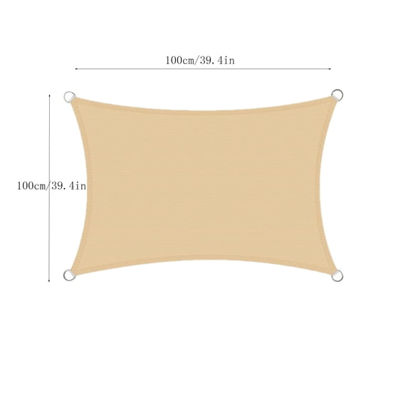 EGNMCR Outdoor Scenes Decorations Rectangular Awning Fabric Cloth Screen For Outdoor Patio Garden Backyard Events A Shade