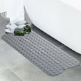 thumbnail image 6 of Goaxuzt Bath and Shower Mat Non Slip Extra Long Bath Mats for Tub with Suction Cups & Drain Holes Machine Washable, 39.4" x 15.8" Gray, 6 of 12