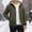 hwj# Army Green15, variant on Huowey Mens Coat Winter Warm Thick Fuzyy Wool Thermal Lined Solid Color Full Zip Hooded Jacket Soft Comfy Outdoor Casual Comfortable Athletic Dailywear,Black,XXXL