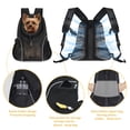 thumbnail image 3 of Mochila transportadora para mascotas WOYYHO, malla ventilada, talla L, negra, 3 of 5