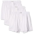 thumbnail image 1 of Tommy Hilfiger Men's 3 Pack Cotton Classics Woven Boxers, White, Medium, 1 of 2