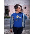 thumbnail image 2 of Butterflies And Daisies. T-Shirt Women -Image by Shutterstock, Female Large, 2 of 4
