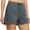 Dark Gray, variant on Mlzmgr Athletic Shorts for Women Drawstring Elastic Waist 5" Casual Shorts with Pockets Going out Sports Shorts