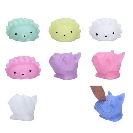 8PC 2019 hotsales kids Animals Squeeze Funny Toy Soft Stress And Anxiety Relief Toys