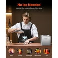 thumbnail image 3 of VEVOR Commercial Glass Froster CO2 Beer Glass Chiller Fast Frost Ice Cup Machine, 3 of 9