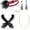 Red, variant on 1920s Accessories for Women - Flapper Headpiece    Accessories for Women  Necklace Gloves