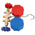thumbnail image 1 of Set AC Gauges, AC Manifold Gauge Set for R134a R32 R22 R410A, 3 Way Automotive AC Gauge Set with Hoses Adapter, 1 of 7