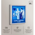 thumbnail image 2 of Blue Havana Nights Canvas Print Retro Fashion Decor by Art Remedy, White Frame, 30 x 36, 2 of 6