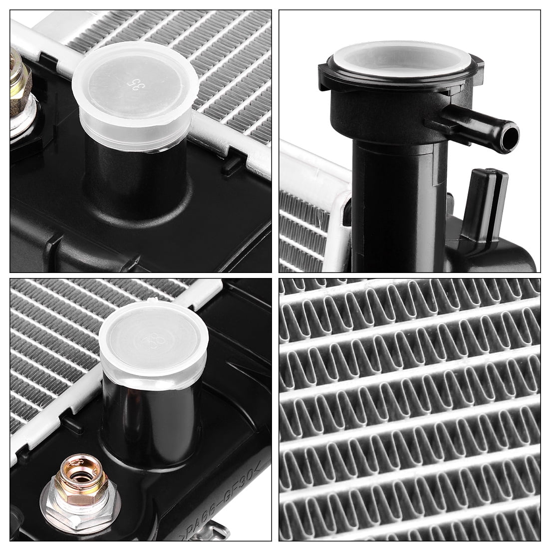 LEDKINGDOMUS Replacement Radiator for 1996 1997 1998 1999 2000 2001 2002 2003 2004 2005 Chevy Astro & GMC Safari 4.3L V6, Direct Fit Aluminum Core (OEM: 15180873, CU1786)