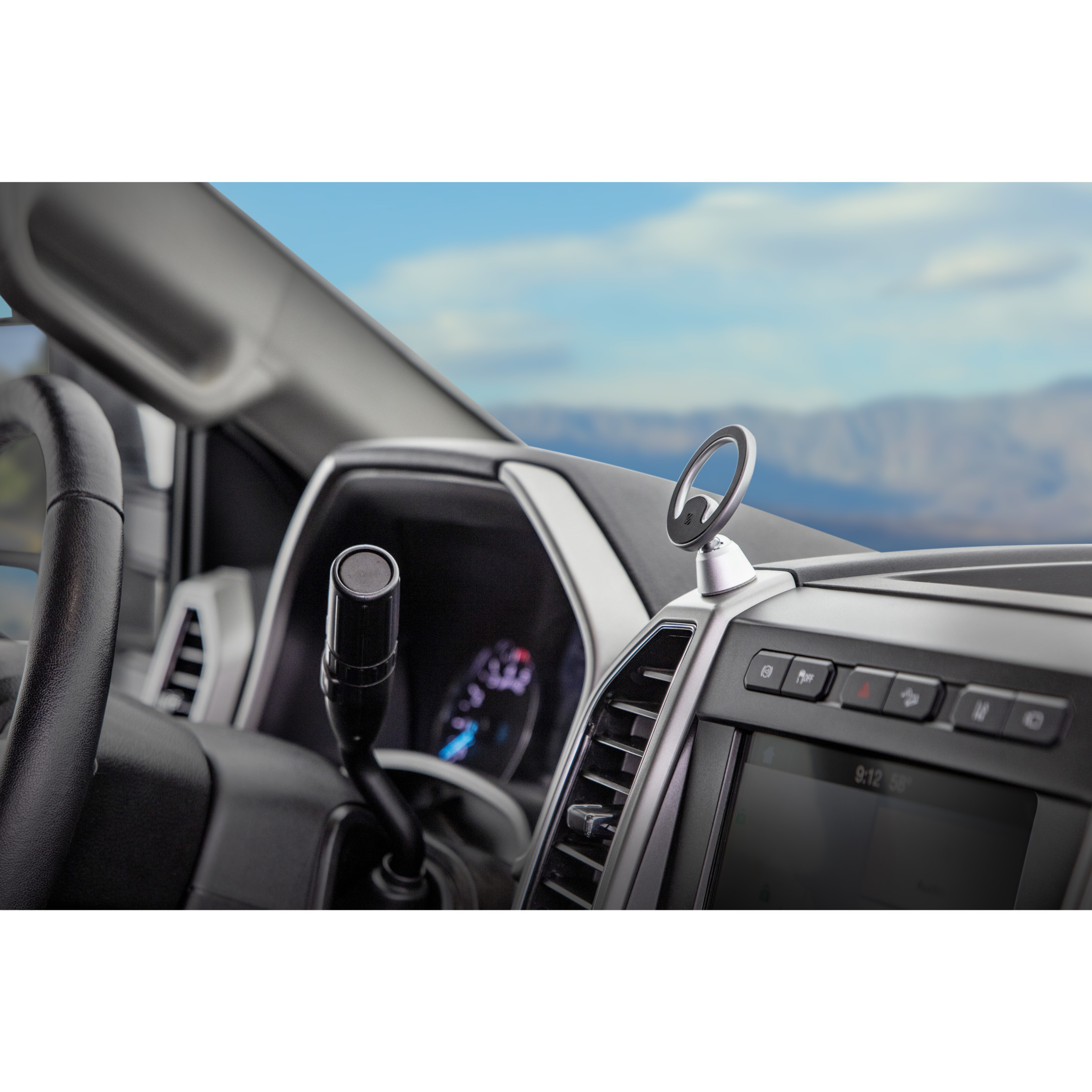Scosche MEMSD-SP Elite2 Magnetic Dash Mount Magsafe Devices Comp W/ iPhone 15, 14, 13, 12 Black