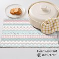 thumbnail image 5 of Placemat, Pioneer Flower Floral Print Pattern Place Mats Table Mat Set Of 2, PVC Washable Placemats for Party Kitchen Dining Decoration, 18x12 Inch, Fade Resistant, 5 of 6