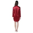 thumbnail image 7 of Richie House Women's Medium Style Satin Shirt Pajama Sleepwear RHW2788, 7 of 7
