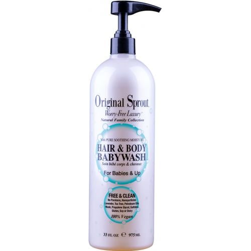 original sprout hair and body baby wash 33 oz