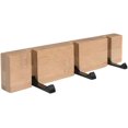 thumbnail image 1 of Coat Rack Wall Mounted With Sleek Minimalist Modern Design, Space-saving Versatile Hook Rack For Coats Scarves Handbags Multi-location Use, Smooth Corners Edges For Safety, 1 of 5