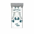 thumbnail image 1 of Ambesonne Vintage Fitted Sheet & Pillow Sham Set, Retro Roller Skates, Twin, Teal White, 1 of 3