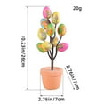 thumbnail image 2 of EQWLJWE Easter Eggs Pot Spots, Easter Eggs Ornaments, Eggs Flower Pot Outdoor Yard Lawn Garden Patio Easter Decoration for Easter Home Decor, 2 of 2