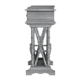 thumbnail image 3 of Cummings Table d'Appoint avec Rangement - Gris, 3 of 7