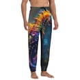 thumbnail image 4 of Xecao Neon Seahorse Underwater Realm Print Active Tech Joggers for Men, Mens Sweatpants Lounge Pants with Pockets-X-Large, 4 of 5
