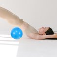 thumbnail image 4 of LOLIPPYY Blue Small Pilates Ball Lightweight PVC Yoga Ball for Home Training Stability and Core Workout, 4 of 8