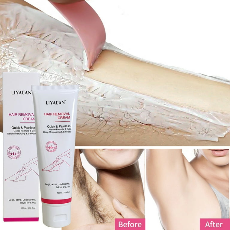 LIYAL AN Hair Remover Cream Painless Gentle Formula Depilatory Cream for Armpit Leg and Arms Hair Remover