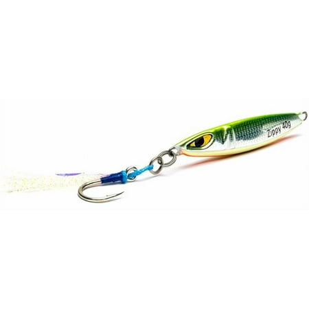 UPC: 0023534445673 | Mustad M 01-YCD-80-1 Zippy MUS-1015-8 3oz Yellow Candy Jig Fishing Lure