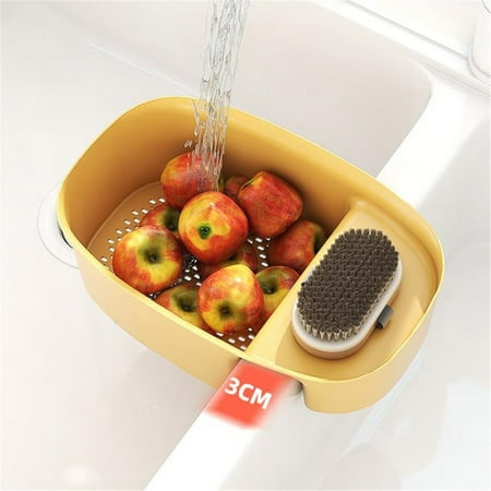 

XYAIYT Drains Basket Kitchen Sink Strainer Basket Vegetable Fruit Strainer Baskets Sponge Rack Storage Tool Food Strainers