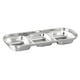 thumbnail image 3 of Mini De De Platillo De Acero Inoxidable Glaseado Snack Bowl De Azúcar 1-4 Rejillas Selecta, Sal, Vinagre, Azúcar, Ensalada, Sa 3 rejilla Soledad Juego de tazones de inmersión, 3 of 6