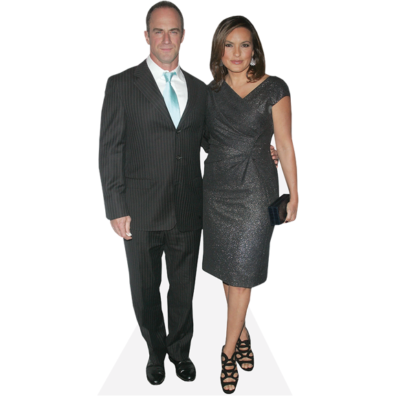 Christopher Meloni And Mariska Hargitay (Duo 2) Mini Celebrity Cutout Standee