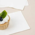 thumbnail image 6 of BalsaCircle 50 White Plain Soft 2 Ply Dinner Table Cocktail Paper Napkins Party Events Reception Decorations, 6 of 8