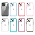 thumbnail image 2 of Feishell Clear Case for Apple iPhone 14 6.1 inch,Shockproof Slim Fit Non-Yellowing Transparent Anti-Scratch Lightweight Silicone Anti-Fingerprint Protective Phone Case,Clearpink, 2 of 8
