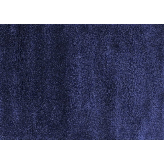 Ahgly Company Indoor Rectangle Abstract Blue Contemporary Area Rugs, 2' x 3'
