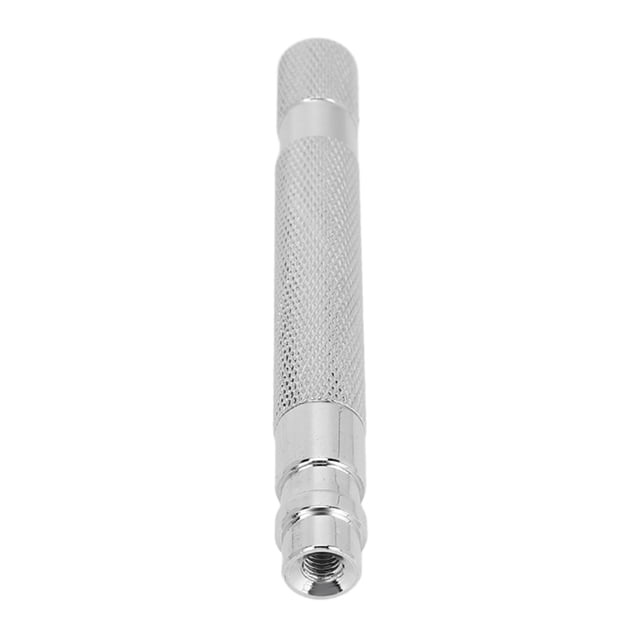 Manche de Rasoir Style Ancien, Manche de Remplacement Réutilisable Durable Facile à Remplacer Empêche la Rouille Petit Portable pour Maison pour Voyage Argent
