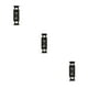 thumbnail image 4 of Topes de plástico Qarigey de 100 piezas para ropa cordones de zapatos bloqueo negro, 4 of 6