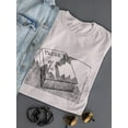 thumbnail image 3 of Industrial Prints T-Shirt Women -Wilfred Hildonen Designs, Female Small, 3 of 4