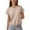Light Pink, variant on SHITINN Women's Casual Loose Fit Round Neck Short Sleeve T Shirt with Drawstring Hem for Everyday Womens Short Sleeve Shirts Tops for Women Trendy Summer Womens Shirts Casual