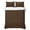 Brown, variant on King Quilt Set 96''x106'', Navy Blue Boho Lightweight Bedspread Coverlet with 2 Pillow Shams, Contemporary Abstract Ethnic Vintage Geometric Breathable All Season Quilt Bedding for Bedroom/Guest Room